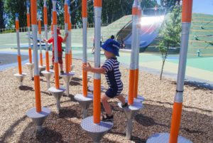 The Margaret Mahy Playground, largest in the Southern Hemisphere is a must visit in Christchurch, New Zealand // Backyard Travel Family