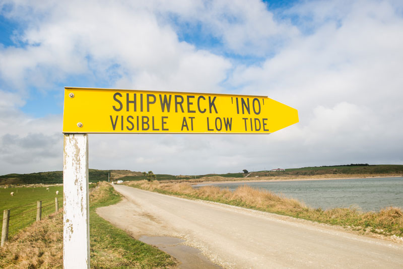 Shipwreck cove sign: Credit- Sam Deuchrass