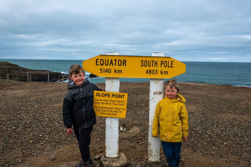 Slope Point is the Southernmost Point of the South Island, NZ - a great place to visit in the Catlins, NZ
